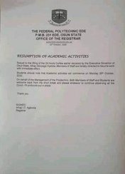 fed poly ede resumption