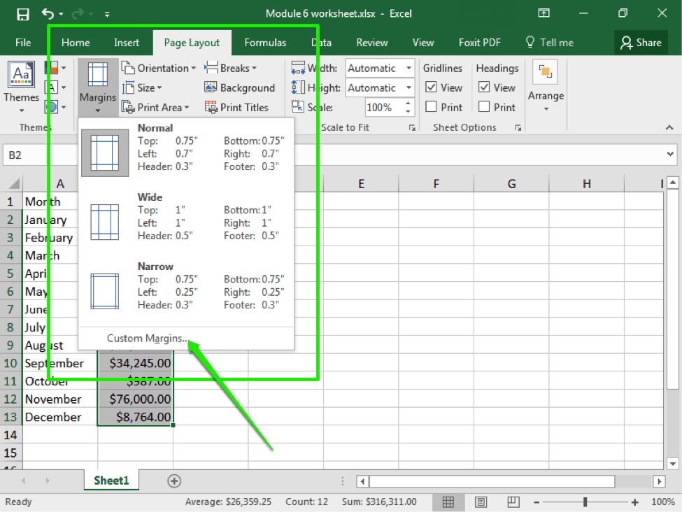 Viewing a Worksheet | Ulearngo
