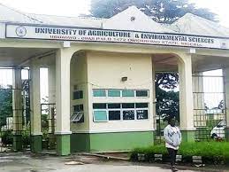 University of Agriculture and Environmental Sciences (UAES) Post-UTME / DE Screening, 2023/2024
