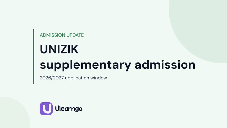 UNIZIK Supplementary Admission 2026/2027: How to Apply