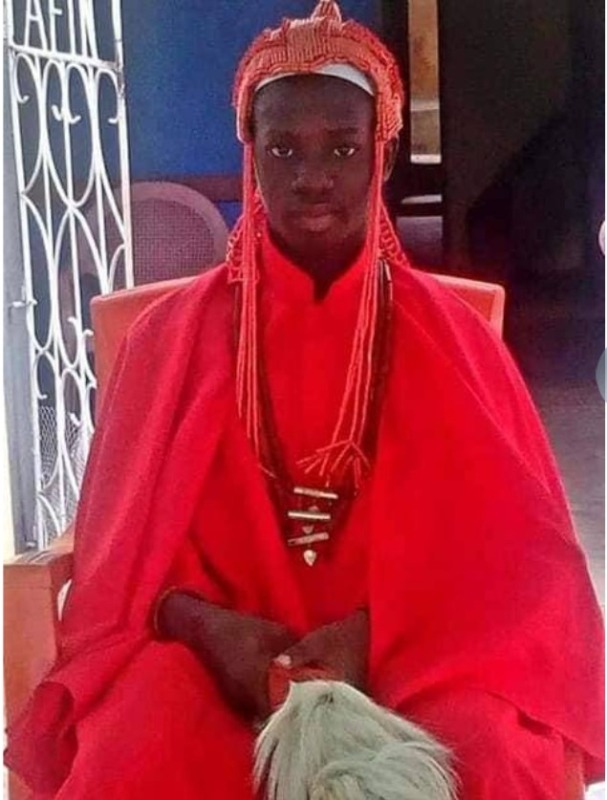 15-Year-Old Secondary School Student Appointed King in Ondo State