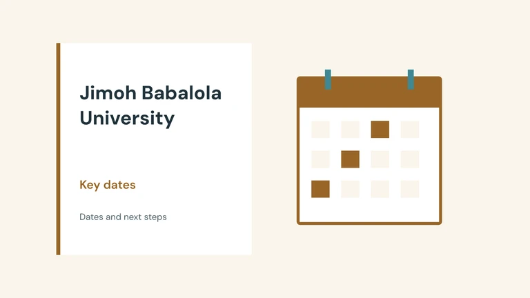 Jimoh Babalola University Freshers Resumption 2026/2027