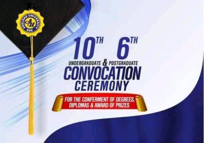 Adeleke University Convocation Ceremony: 10th Undergraduate and 6th Postgraduate Announced