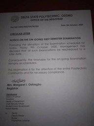 delta state poly ozoro exam