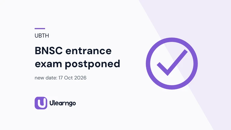 UBTH Postpones BNSC Entrance Exam to 17 October 2026