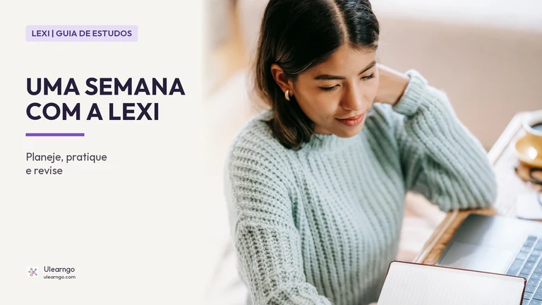 Como montar uma semana de estudos com a Lexi sem estudar no piloto automático