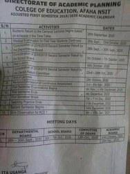 akscoe academic calendar