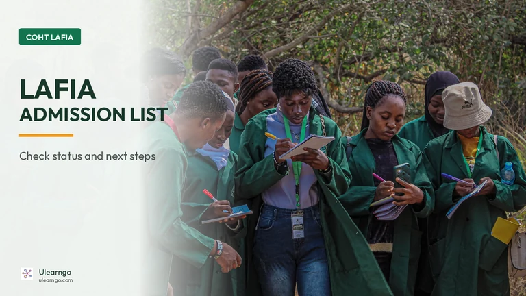 College of Health Technology Lafia Admission List 2026/2027: How to Check