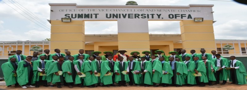 List of Courses Offered at Summit University Offa, Kwara State