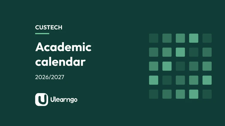 CUSTECH Academic Calendar 2026/2027: Semester and Exam Dates