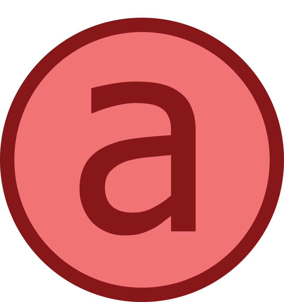 an icon showing the article a