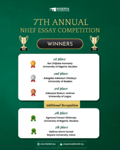NHEF 7th Annual Scholarship Essay Competition Winners Announced