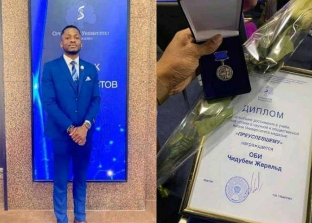 Nigerian Man Becomes the First African to Graduate with 5.0 GP in Sechenov University, Russia