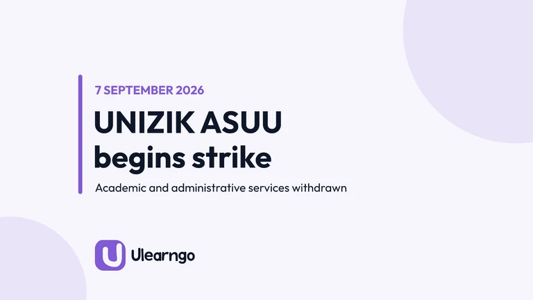 UNIZIK ASUU Begins Strike Over Incomplete August Salary