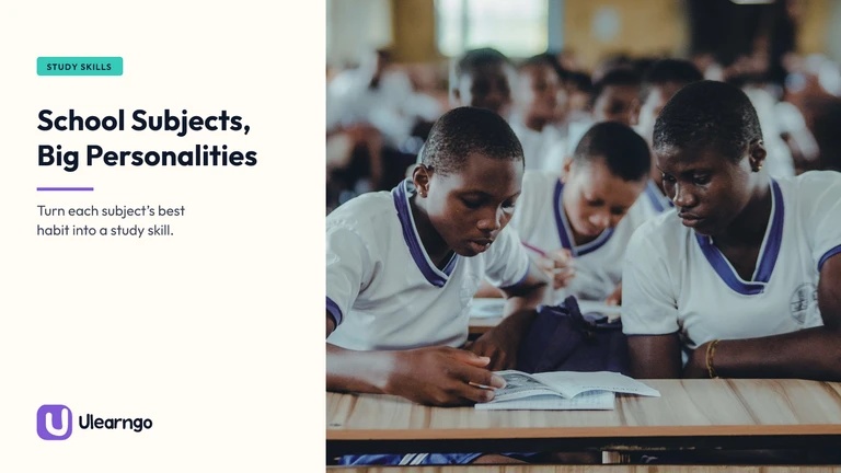 If Nigerian School Subjects Had Personalities, Who Would Be Class Captain?