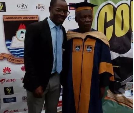 80-Year Old Man Bags Msc Degree from Lagos State University (LASU)