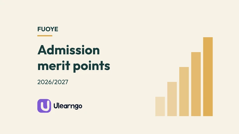 FUOYE Admission Cut-Off Marks and Merit Points 2026/2027