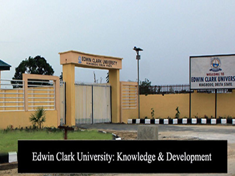 Edwin Clark University JUPEB Admission Form, 2018/2019 Session