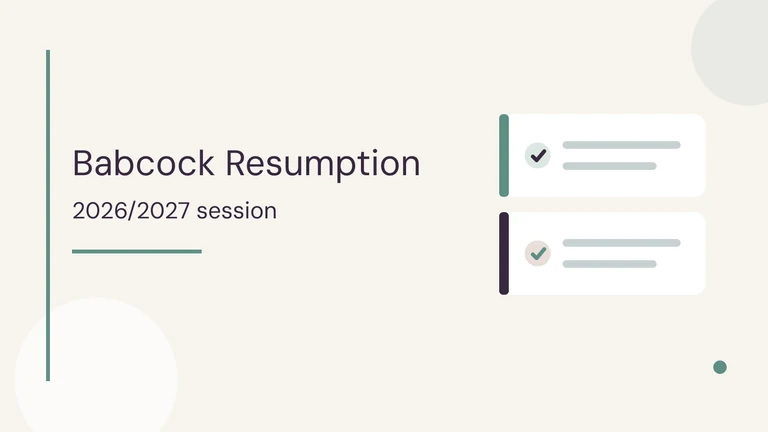 Babcock University Resumption Dates for 2026/2027