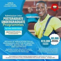 umca theological college (umcatc) admission form