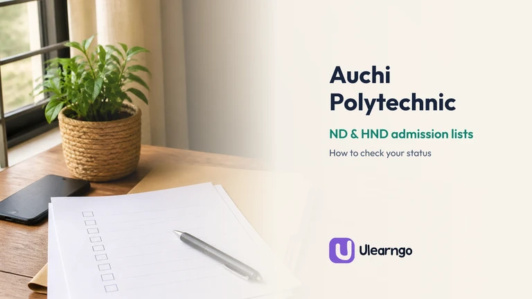 Auchi Poly ND/HND Admission Lists 2026/2027: How to Check