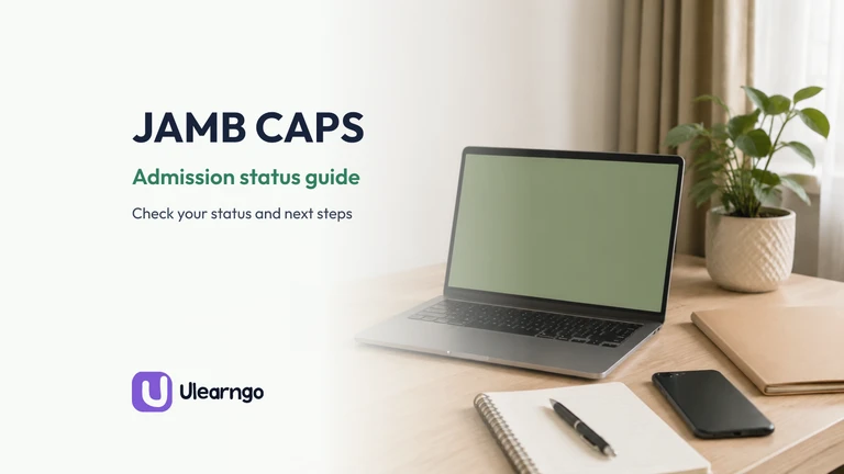 JAMB CAPS Admission Status: How to Check and Confirm