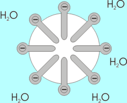 Micelles: An example of micelles in water.