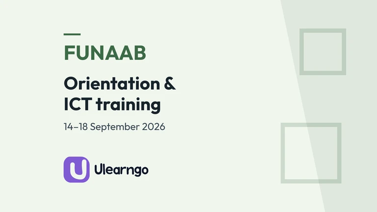 FUNAAB Orientation and ICT Training 2026/2027: Dates and Venues
