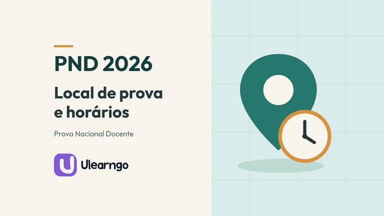 PND 2026: consulte o local e os horários da prova