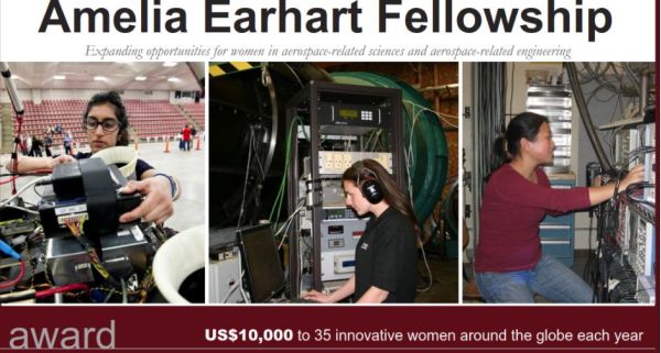 Amelia Earhart Fellowship for Women in Aerospace / Mechanical Engineering