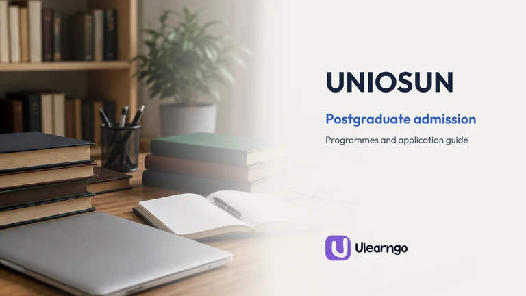 UNIOSUN Postgraduate Admission 2026/2027: Programmes, Fee and How to Apply