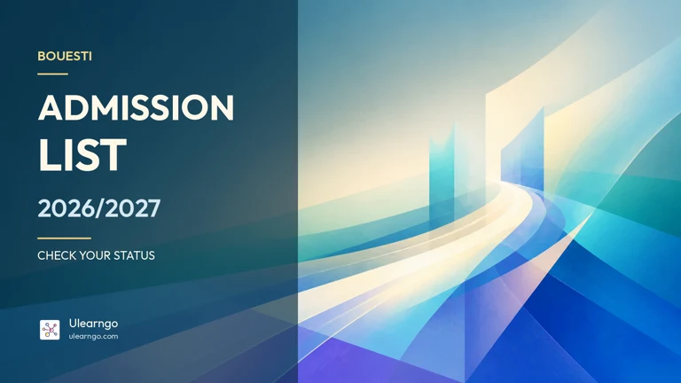 BOUESTI Admission List 2026/2027: How to Check Your Status