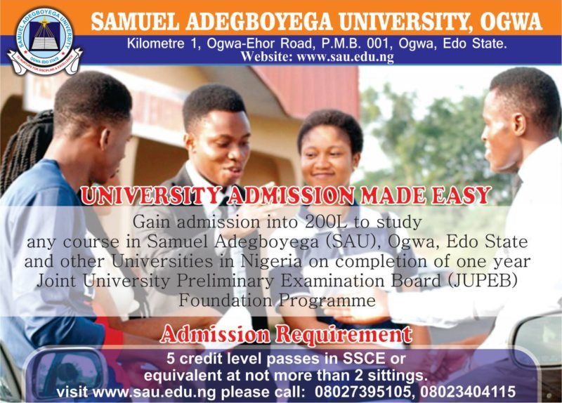 Samuel-Adegboyega-University-JUPEB